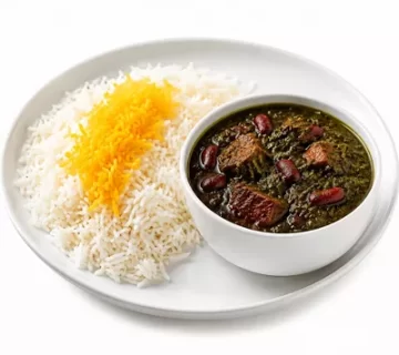 سه شنبه - چلو خورش قورمه سبزی